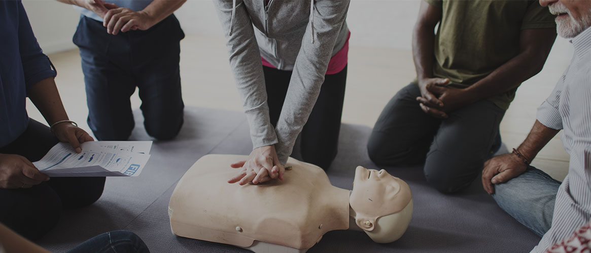 Training class for those learning Hands-Only CPR